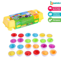 Развивающий набор &laquo;Сортер яйца&raquo;, фрукты, 12 штук