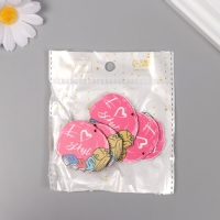 Декор для творчества дерево "Школьные принадлежности" набор 5 шт 3,8х4,5х0,3 см