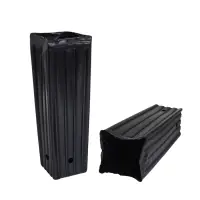 Пакет для рассады, 2.2 л, 10&times;10 см, h=29 см, полиэтилен, чёрный, Greengo