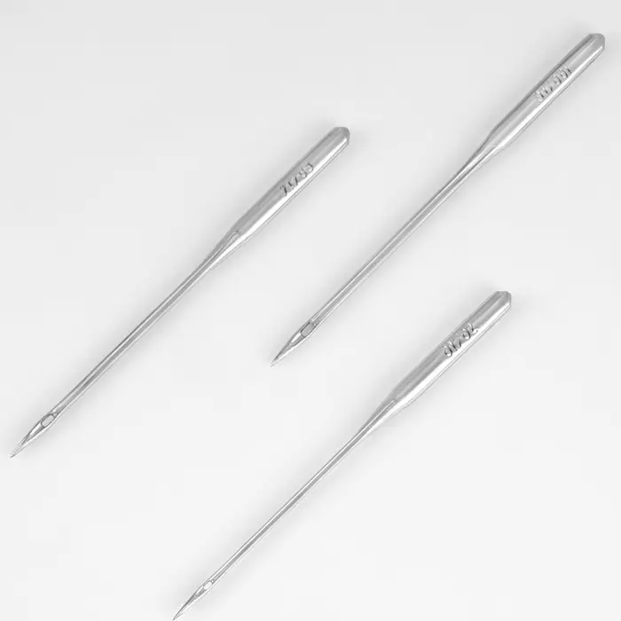 Иглы для бытовых швейных машин, для джинсовых тканей, №70-100, 3 шт.