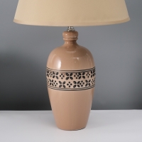 Настольная лампа с абажуром RISALUX &laquo;Эпика&raquo;, Е27, 40 Вт, 28&times;28&times;44.5 см