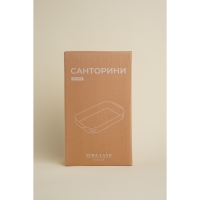 Форма для выпечки из жаропрочной керамики Доляна &laquo;Бруно&raquo;, 2,5 л, 36&times;20,5&times;6,5 см, цвет белый