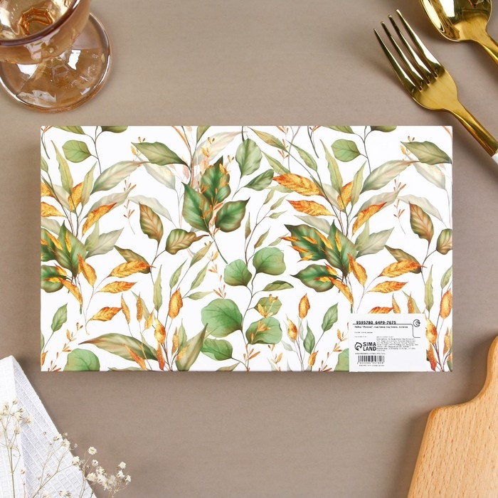 Подарочный набор &laquo;Мимоза&raquo;: подставка под ложку, лопатка