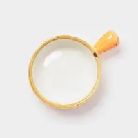 Кокотницы Magistro &laquo;Церера&raquo;, набор 2 шт., 100 мл, d=7.5 см, фарфор, оранжевые