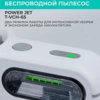 Вертикальный пылесос (беспроводной) для дома T-VCH-65