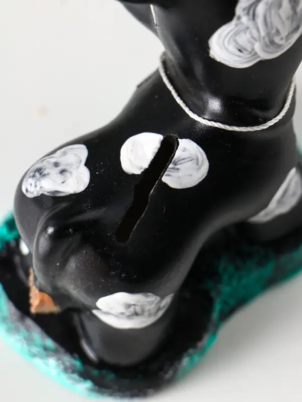 Копилка "Бычок" 11,5х10х6,5 см, чёрный