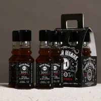 Набор мини виски гелей для душа "Крутой мужик" в паке, 4х100