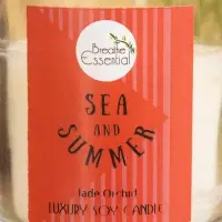 Свеча с кристаллом внутри Sea and Summer "Jade orchid" орхидея, 120 гр