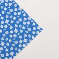 Упаковочная бумага на новый год тишью &laquo;Новогодние игрушки&raquo;, 50 х 70 см