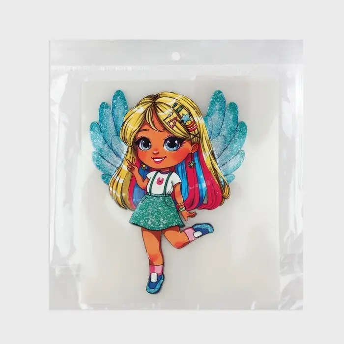 Термонаклейка с блёстками &laquo;Фея&raquo;, 14.2&times;18.5 см