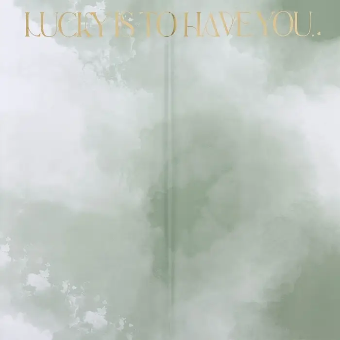 Пленка для цветов матовая, &laquo;Акварель&raquo;, 57&times;57 см, зелёный