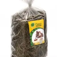 Сено луговое &laquo;Зверьё Моё&raquo;, отборное, ароматное, зеленое, без пыли, крапива, 500 г