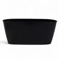 Горшок для цветов "Laurel" 35,4х15,2х15 см, 5 л с дренажной вставкой, бежевый