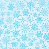 Упаковочная бумага на новый год тишью &laquo;Снежинки&raquo;, 50 х 70 см