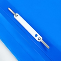 Набор папок-скоросшивателей А5, 5 штук, Calligrata, 180 мкм, с прозрачным верхом, синий