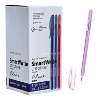 Ручка шариковая BrunoVisconti SmartWrite. Creative, 0.5мм, стерж/син МИКС