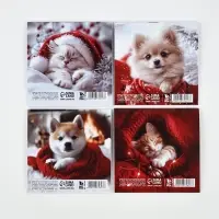 Блокнот 10х10, 16 листов МИКС "Зверята"