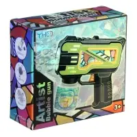 Генератор мыльных пузырей "Пистолет", цвет зелёный, работает от батареек