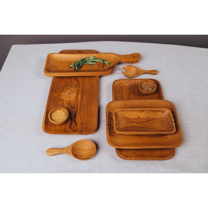 Миска 12х12х7 см, тиковое дерево