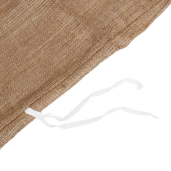 Мешок джутовый, 44 &times; 90 см, плотность 190 г/м&sup2;, плетение 34 &times; 22 нити, с завязками