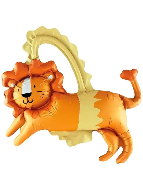Воздушный шар фольгированный 15" &laquo;Смелый лев&raquo;, 5 шт., под воздух