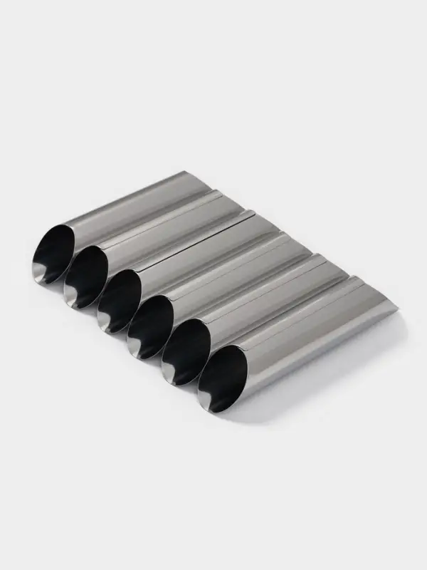 Набор форм для круассанов и трубочек 12х2,5 см, 6 шт