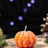 Свеча "Мандарин" 55*40 мм