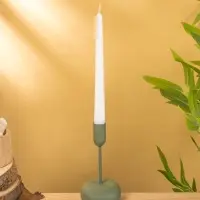 Подсвечник на 1 свечу текстурный "Болотный" 8х8х15,5 см