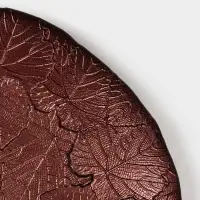 Тарелка "КРАСКИ ОСЕНИ" 28 см, янтарный цвет