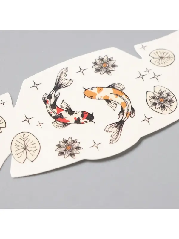 Переводная тату на тело цветная &laquo;Веснушки. Карпы&raquo;, 16&times;5 см