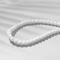 Бусины на нити шар №6 гранёный &laquo;Агат&raquo;, 60 бусин