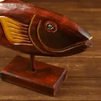 Сувенир на подставке &laquo;Рыба&raquo;, 30&times;8&times;22 см, дерево