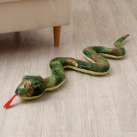 Мягкая игрушка &laquo;Змея&raquo;, 105 см, цвет зелёный