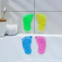 Мини-коврик для ванны &laquo;Нога&raquo;, 7.5&times;12 см, МИКС
