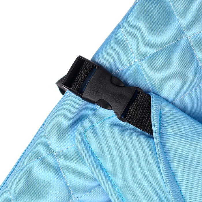 Шезлонг детский, кресло - качалка с игрушками для новорождённых &laquo;Крошка Я&raquo;, цвет голубой