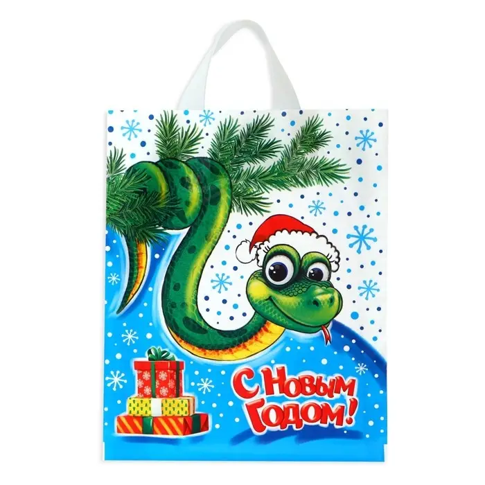 Пакет &laquo;Мордашка&raquo;, полиэтиленовый с петлевой ручкой, 28&times;35 см