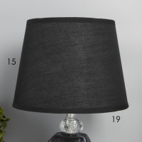 Лампа настольная "Дух" 1х40Вт Е14 черный 20х20х34см