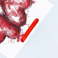 Пакет подарочный ламинированный вертикальный &laquo;Любовь&raquo;, M 26 &times; 32 &times; 12 см