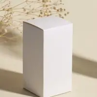 Свеча интерьерная "Столбик. Экзотические растения" нежно-голубая 5х5х11,7 см