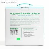 Модульный массажный коврик ОРТОДОН, набор №10 &laquo;Ассорти&raquo;