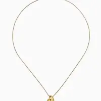 Кулон на цепочке "Ракушка", цвет золото 75см