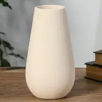 Ваза керамика настольная "Банни" h=20х10 d=6,5 см, белый