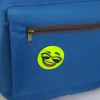 Светоотражающие наклейки &laquo;Смайлы&raquo;, d=5 см, 4 шт. на листе, жёлтые