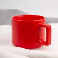 Чашка Jumbo в коробке матовая, красная