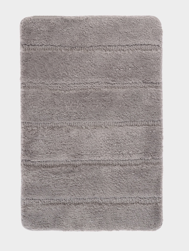Коврик Savanna, 40&times;60 см, ворс 2 см, микрофибра, серый