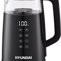 Чайник HYK-G6404 1.7л. 2200Вт черный