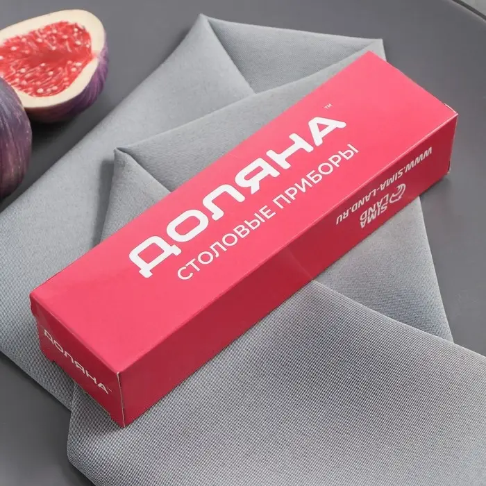 Ложка чайная Доляна &laquo;Майя&raquo;, длина 13.4 см, толщина 1.2 мм, серебристая