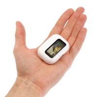 Наушники беспроводные TWS, дисплей, BT5.4, 30/500 мАч, с шумоподавлением, сенсор, белые