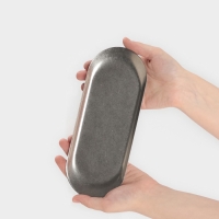 Тарелка овальная 22,8х9х1см, 201 сталь