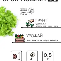 Семена Салат листовой "Азарт",0,5 г